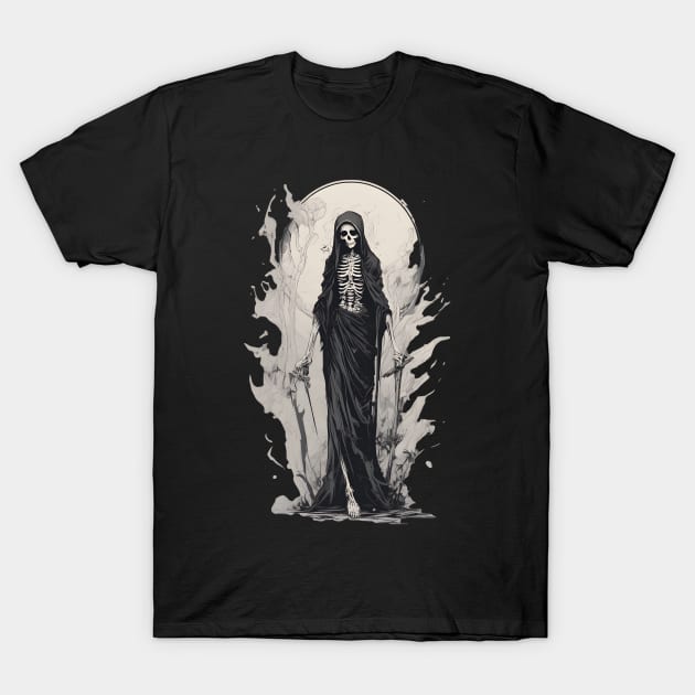 Nuestra Señora de la Santa Muerte T-Shirt by huwagpobjj